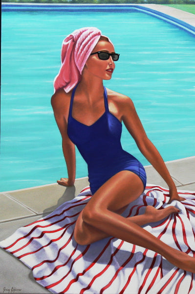 By the Pool 24x30