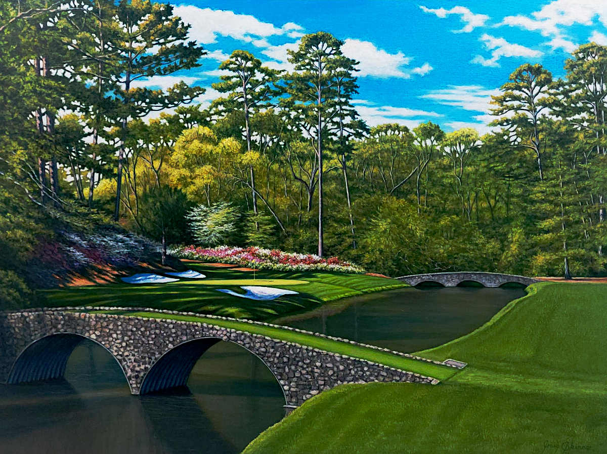 Craig Skinner - Golden Bell - Augusta National 18x24