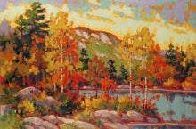 Lautomne en fete dans Charlevoix-48x72