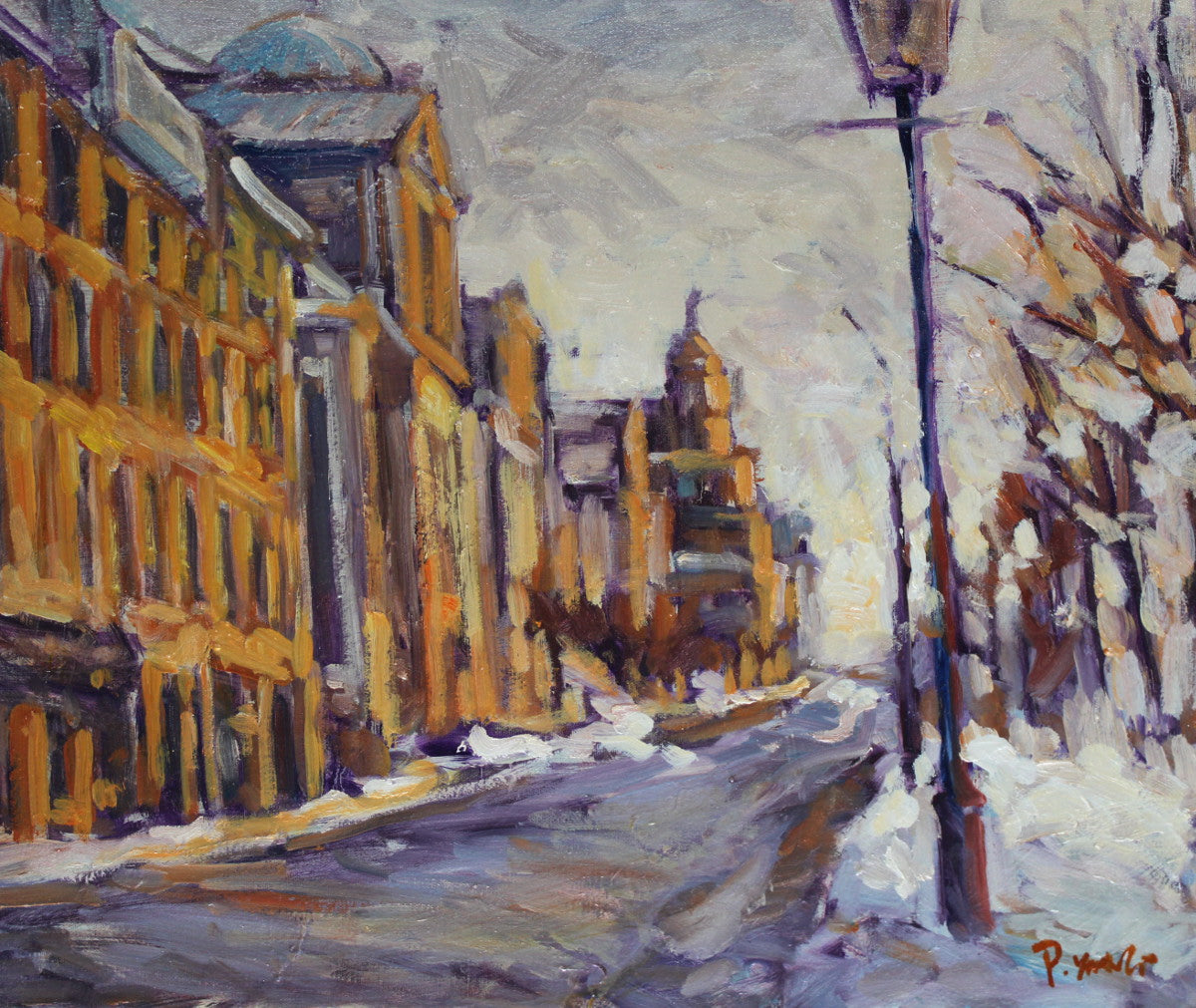 Pei Yang - Old Montreal 20x24