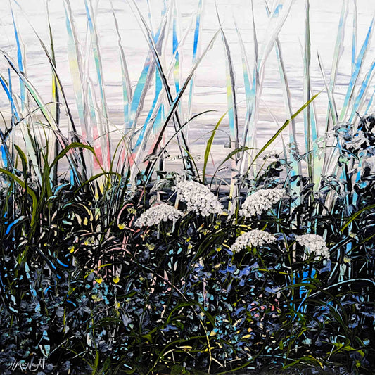 Reeds Along The Shore 24x24
