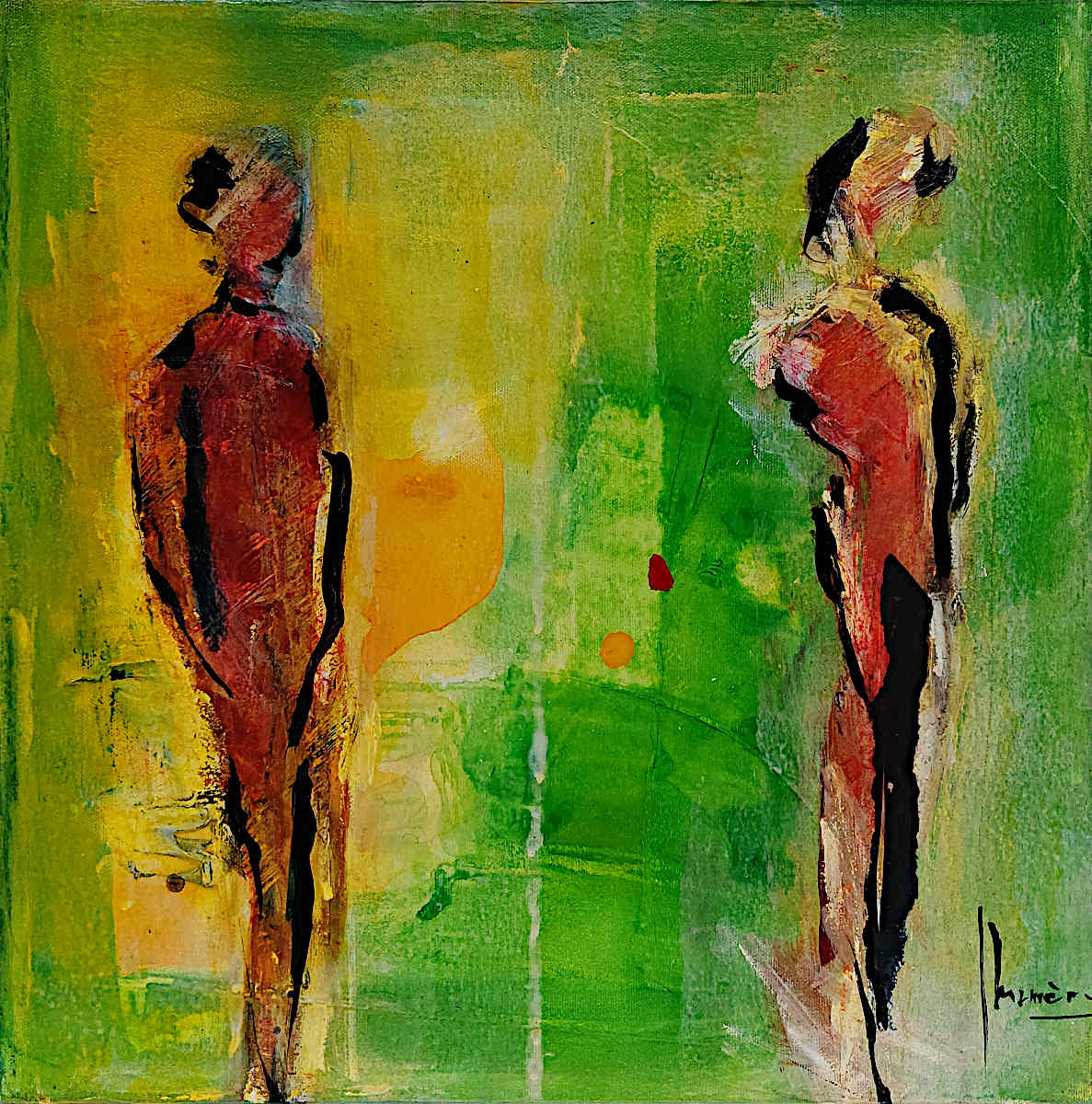 Georges Mamàn - Strangers 16x16