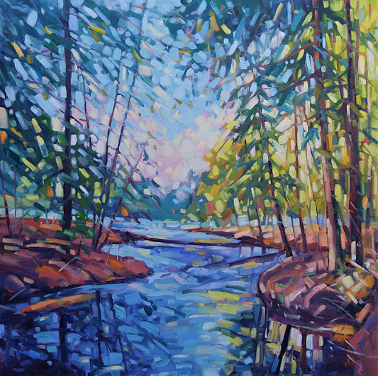 Talking to the Trees 40x40