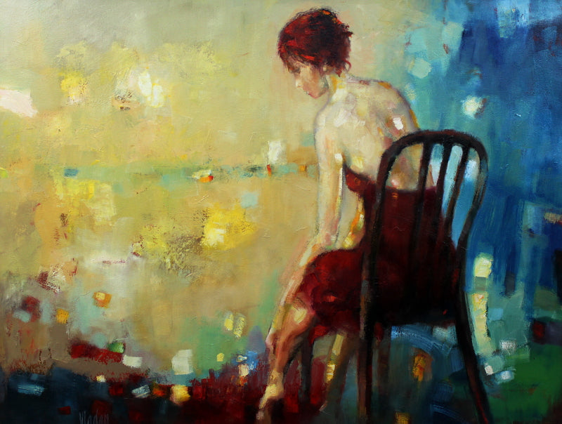 The Red Dress 30x40