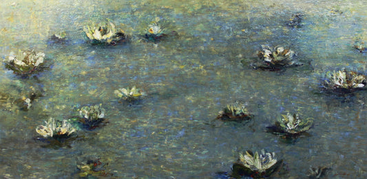 Water Surface Lilies 30x60